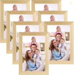 Giftgarden 4x6 Picture Frame Gold Set of 7