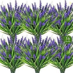 16 Bundles Artificial Plants 