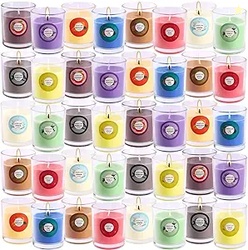 YOROXRG Scented Candles, Jasmine, Rose, Vanilla, Bergamot, fig, Lavend