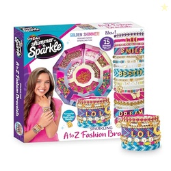 Cra-Z-Art Shimmer 'n Sparkle Sparkling A-Z Fashion Bracelets Making Ki