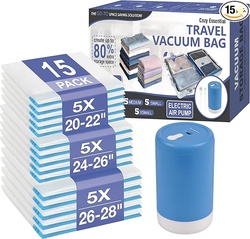 Travel Vacuum Storage Bags With USB Pump