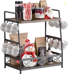2 Tier Coffee Cup Holder for Countertop