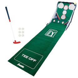 Franklin Sports PGA Whirlball Putting Green Golf Game - Golf Putter Ga