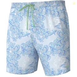 HUK Mens KC Scott Patterned Volley Shorts, Performance Fishing Boardsh