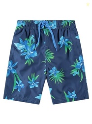 Kanu Surf Boys, Yolo Quick Dry UPF 50+ Beach Swim Trunk, Oasis Navy, 4