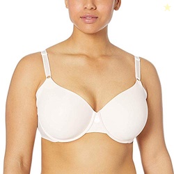 Olga Women's Plus Size No Side Effects Underwire Contour Bra, Rosewate
