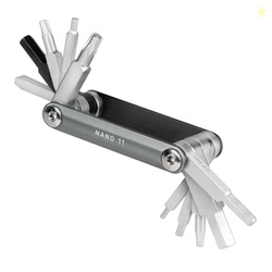 Topeak Nano 11 Multi-Tool  Premium CNC-Machined Compact Bike Tool with