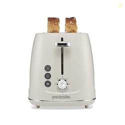 Proctor Silex Plastic 2 Slice Toaster, Bagel, Defrost & Cancel Buttons