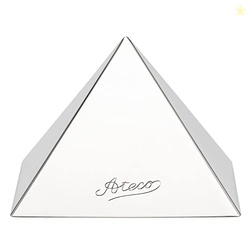 Ateco 3.5 by 2.5-Inch Stainless Steel Pyramid Mold