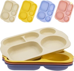 Divided Plates Set (Set of 4 Q)