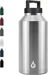 BJPKPK Half Gallon Water Bottle Insulated, Dishwasher Safe 64 oz Water