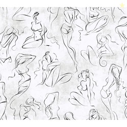 York Wallcoverings Barely There Black/White Pearl Wallpaper