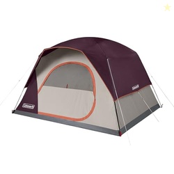 Coleman Skydome Tent with 5 Minute Setup, 2/4/6/8 Person Weatherproof 