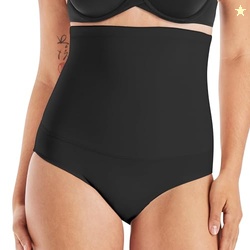 Maidenform womens Firm Control High Waist Fl1854 shapewear briefs, Bla