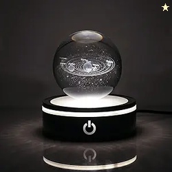 3D Solar System Crystal Ball