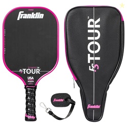 Franklin Sports Pro Pickleball Paddle Set - FS Tour Series Carbon Fibe