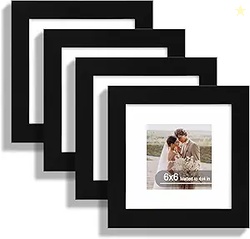6x6 Picture Frame Set of 4
