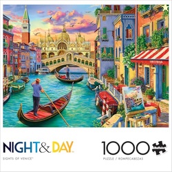 Buffalo Games - Sights of Venice - Image World - 1000 Piece Jigsaw Puz