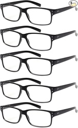 Reading Glasses 5 Pairs Quality Readers