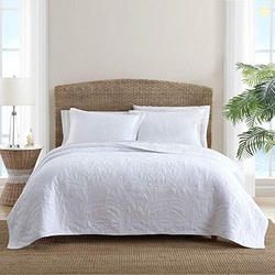 Tommy Bahama - Twin Quilt Set, Soft Cotton Bedding with Matching Sham,