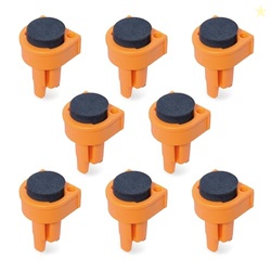 POWERTEC 8PCs Bench Dogs for 3/4" Dog Hole, Bench Dogs w/EVA Insert, W