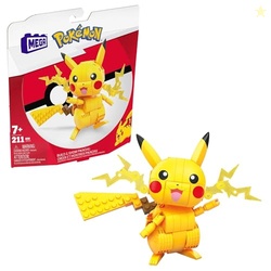MEGA Pokmon Building Toys Set Build & Show Pikachu with 205 Pieces, Ar