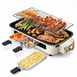 LKCC Electric Smokeless Indoor Grill 