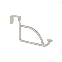 Spectrum Stratford Satin Nickel Over The Door Hook Valet for Hanging C