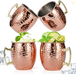 Amrules Moscow Mule Mugs Set of 4