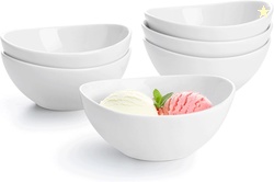 Sweese White Porcelain Bowls - Set of 6