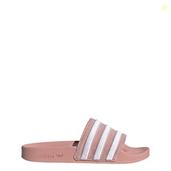 adidas Originals Women's Adilette Slipper, Wonder Mauve/White/Wonder M