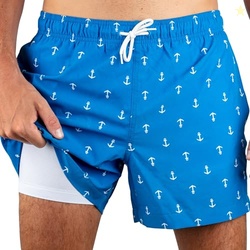 Kanu Surf 5 Adventure Mens Swim Trunks  UPF 50+ Quick-Dry Bathing Suit