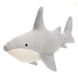 Manhattan Toy Snarky Sharky Velveteen Sea Life Toy Shark Stuffed Anima