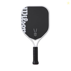 Wilson Vesper Control 17 Pickleball Paddle - Black/White, Grip Size 1-