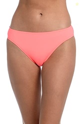 La Blanca Women's Island Goddess Solid Hipster Bikini Swimsuit Bottom,