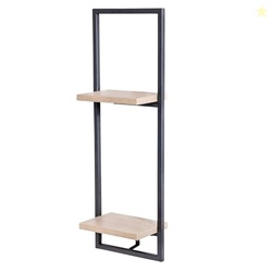 Honey Can Do Double Floating Wall Shelf SHF-08572 Natural