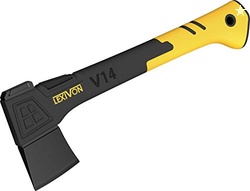 LEXIVON V14 Camping Hatchet, 14-Inch Axe | Ergonomic TPR Grip, Lightwe