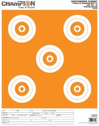 Champion Traps and Targets Shop keeper 5-Bulls Target - Pack of 12 (La