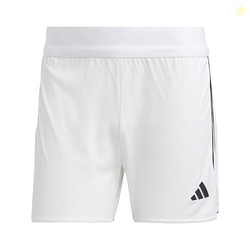 adidas Women's Plus Size Tiro 23 Shorts, White/Black, 2X