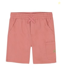 Lucky Brand Boys' Pull-On Cargo Shorts, Drawstring Closure, Dusty Rose