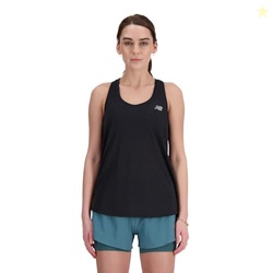 New Balance Women's Athletics Tank, Black Heather, Small