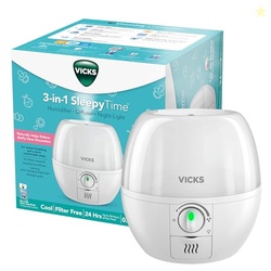 Vicks Humidifier 3-in-1 SleepyTime Cool Mist Humidifier for Baby & Kid