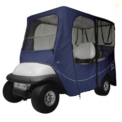 Classic Accessories Fairway Long Roof 4-Person Deluxe Golf Cart Enclos
