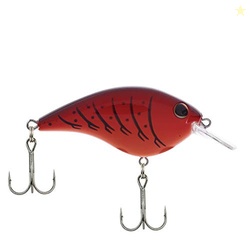 Berkley Frittside Fishing Lure, Candy Apple Red Craw, 5 Junior (1/4 oz