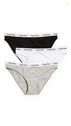 Calvin Klein Carousel Logo Cotton Stretch Bikini Panties, Multipack, B