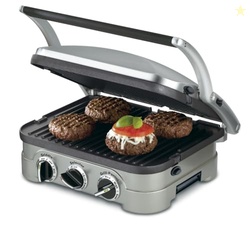 Cuisinart Griddler Indoor Grill, Panini Press, Sandwich Maker & More, 
