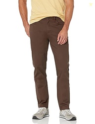 Amazon Essentials Men's Athletic Fit Chinos, Work Pants, 5-Pocket, Cot