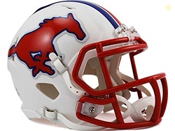 Riddell NCAA Southern Methodist (SMU) Mustangs Speed Mini Helmet , WHI