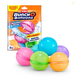 Bunch O Balloons Reusable Water Balloons 6 Pack by ZURU, Self Sealing 