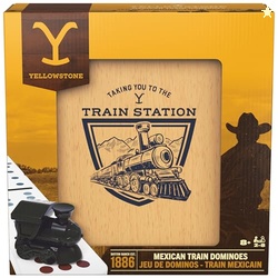 Spin Master Games, Yellowstone Mexican Train Dominoes Set, Classic Fam